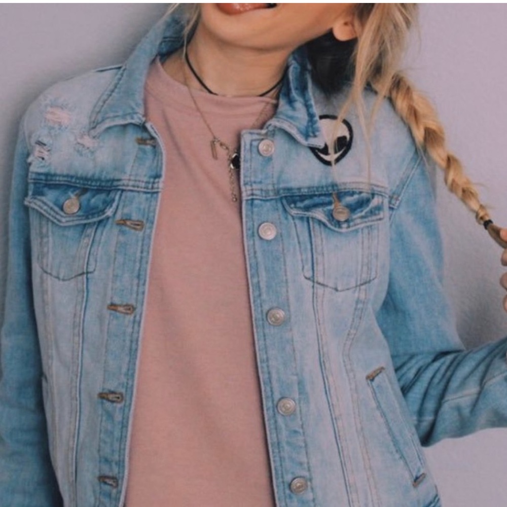 Brandy‎ Melville ALIEN DENIM Jacket S